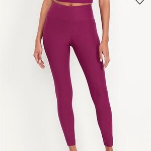 Old Navy High Waisted Powersoft Rib Leggings XL petite
